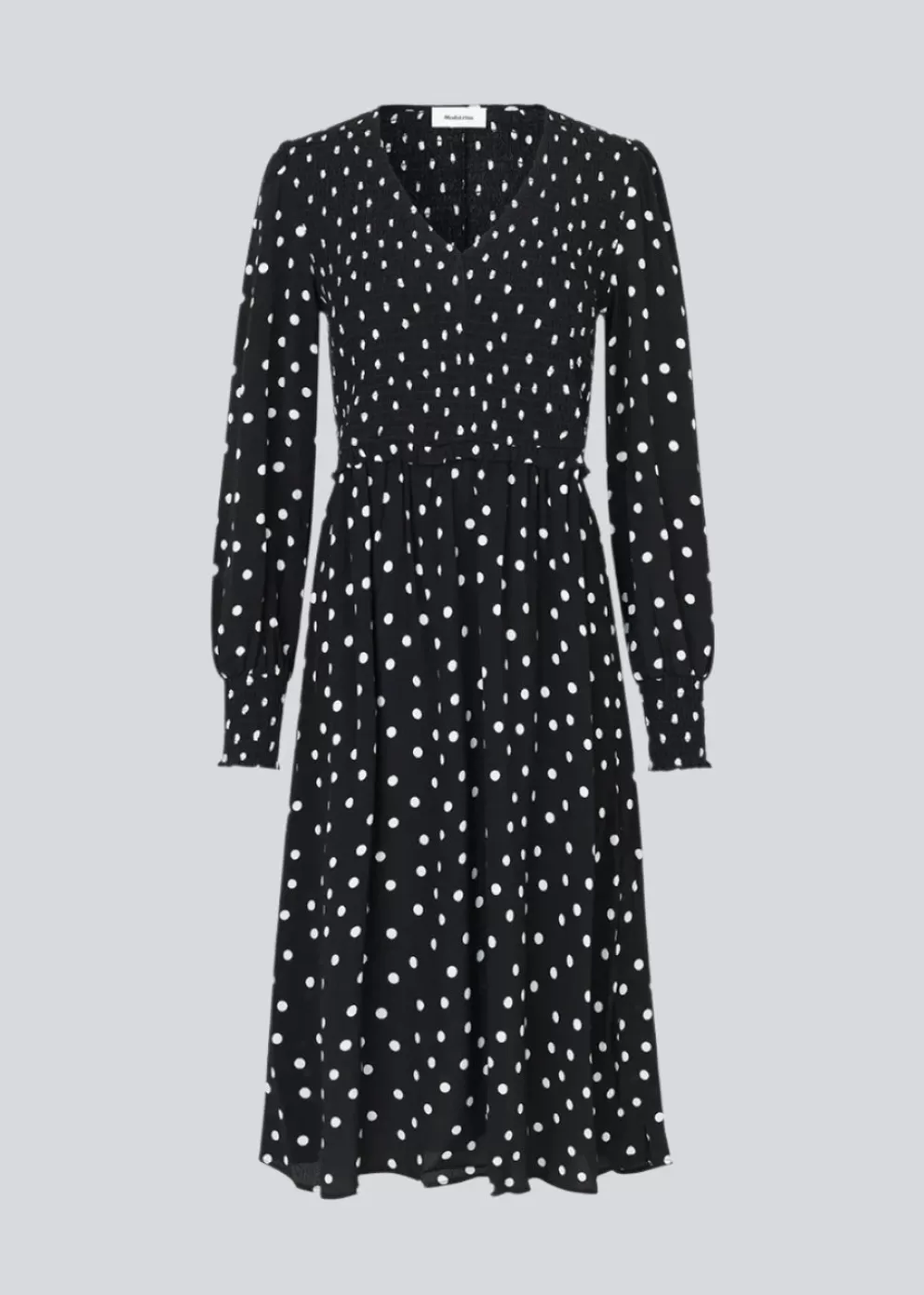 Hot Modström Tomme Print Dress Bold Dot Black