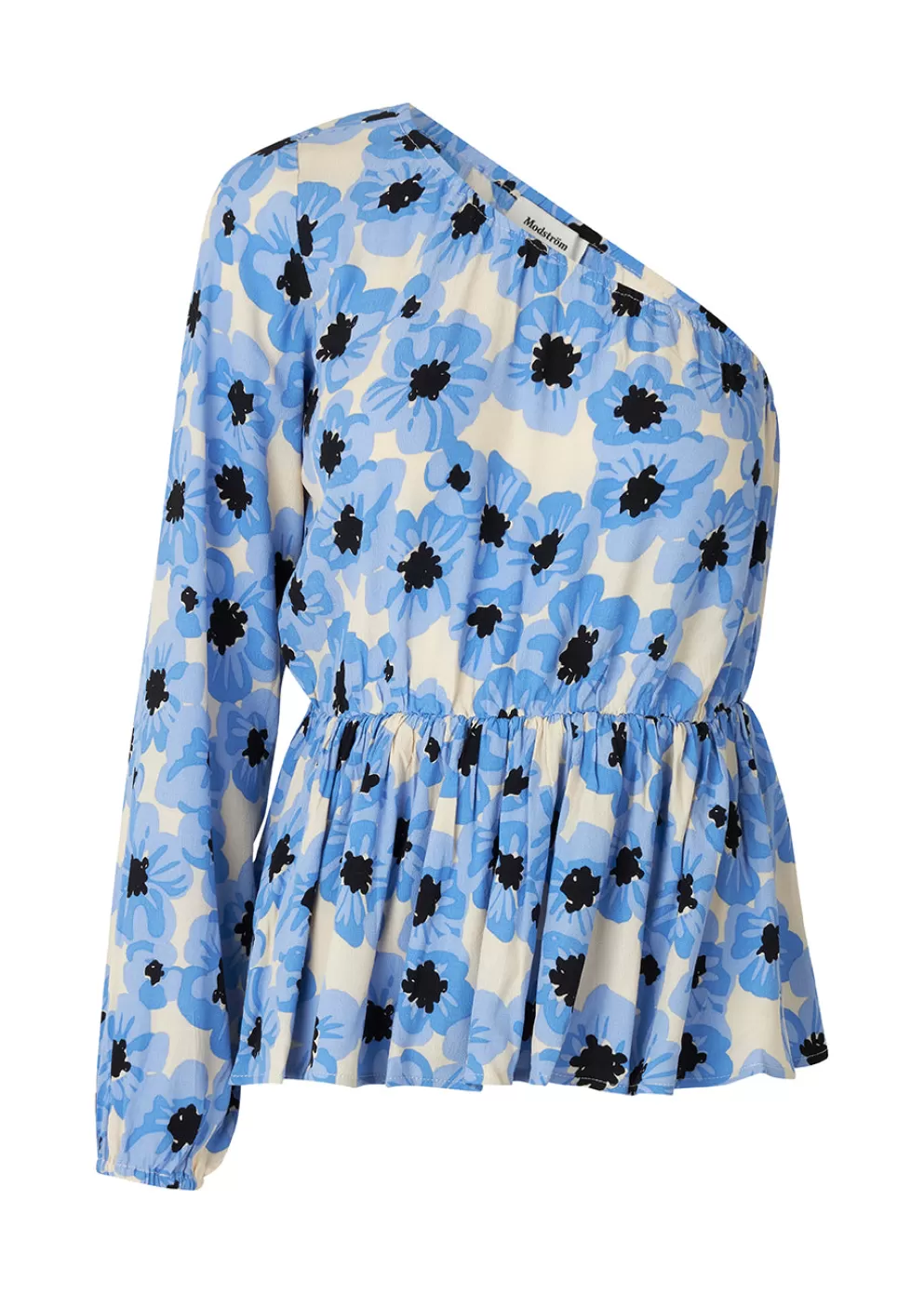 Best Sale Modström Torahmd Print One Shoulder Top Blue Pearl Flower