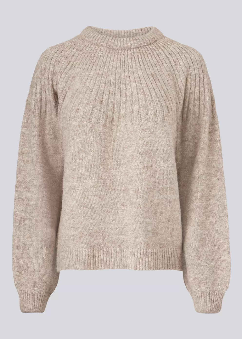 Hot Modström Truce O-Neck Beige Melange