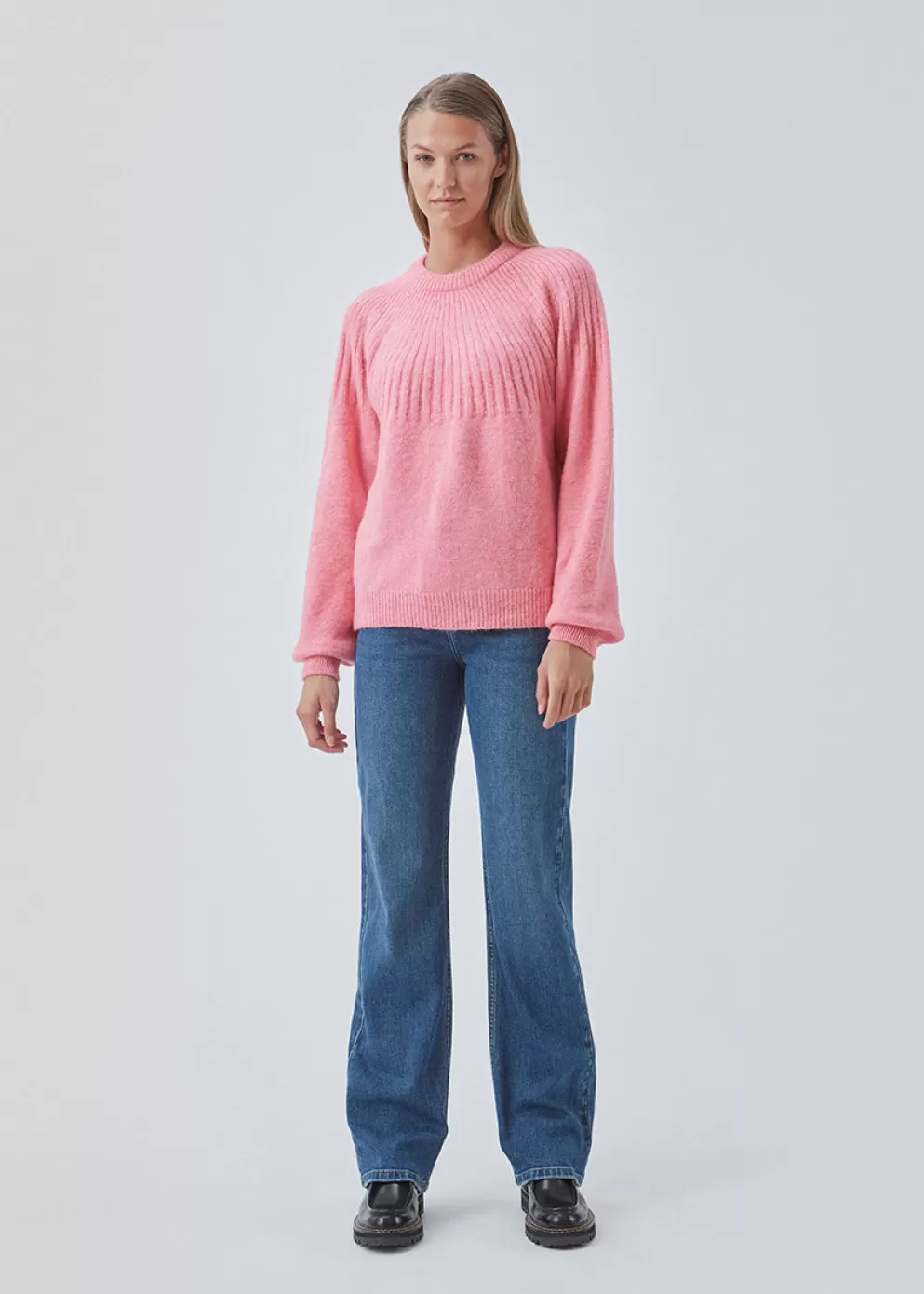 Online Modström Truce O-Neck Cosmos Pink